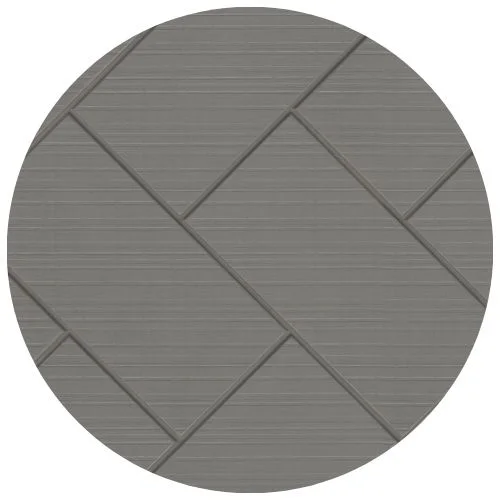 Textured Dark Grey Herringbone shower tile color